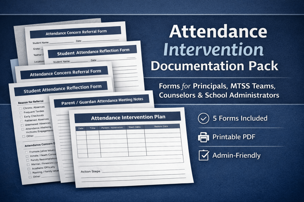 Attendance Intervention Pack - The Principal Exchange Marketplace